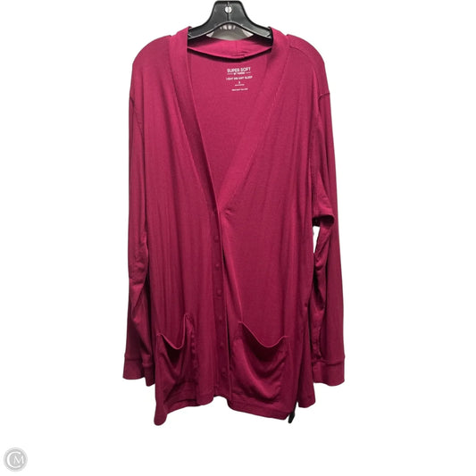 Cardigan By Torrid In Purple, Size: 2x