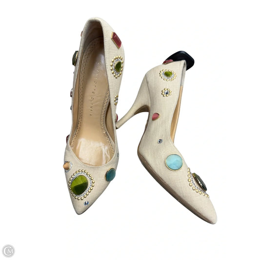 Shoes Designer By Charlotte Olympia In Multi-colored, Size: 8