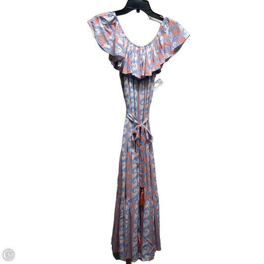 Dress Casual Maxi By Johnny Was In Blue & Orange, Size: Xs