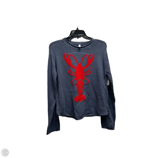 Sweater By Wishlist In Blue & Red, Size: S