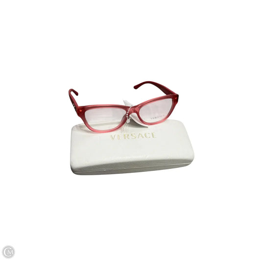Sunglasses Luxury Designer By Versace, Size: