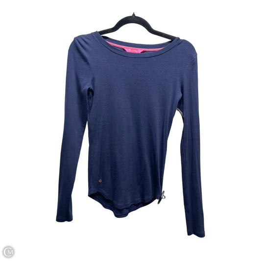 Top Long Sleeve Designer By Lilly Pulitzer In Navy, Size: Xs