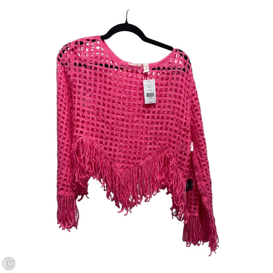 Top Long Sleeve By Willow & Root In Pink, Size: Xs