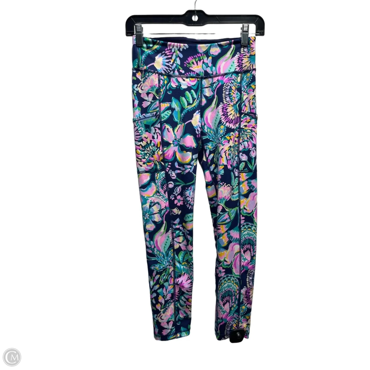 Pants Designer By Lilly Pulitzer In Blue & Pink, Size: Xs