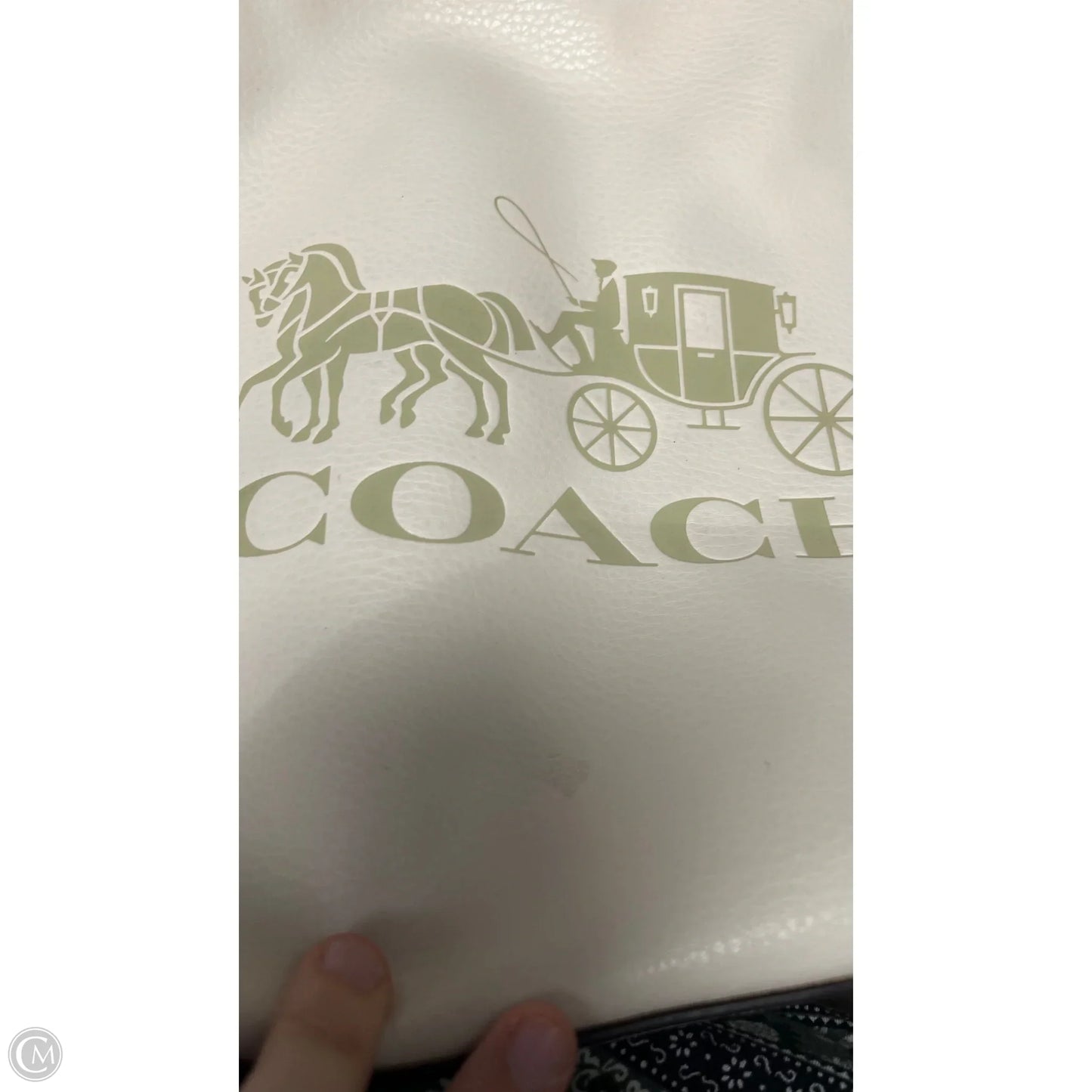 Tote Designer By Coach, Size: Medium