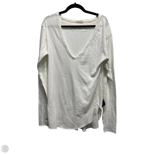 Top Long Sleeve By We The Free In Cream, Size: L