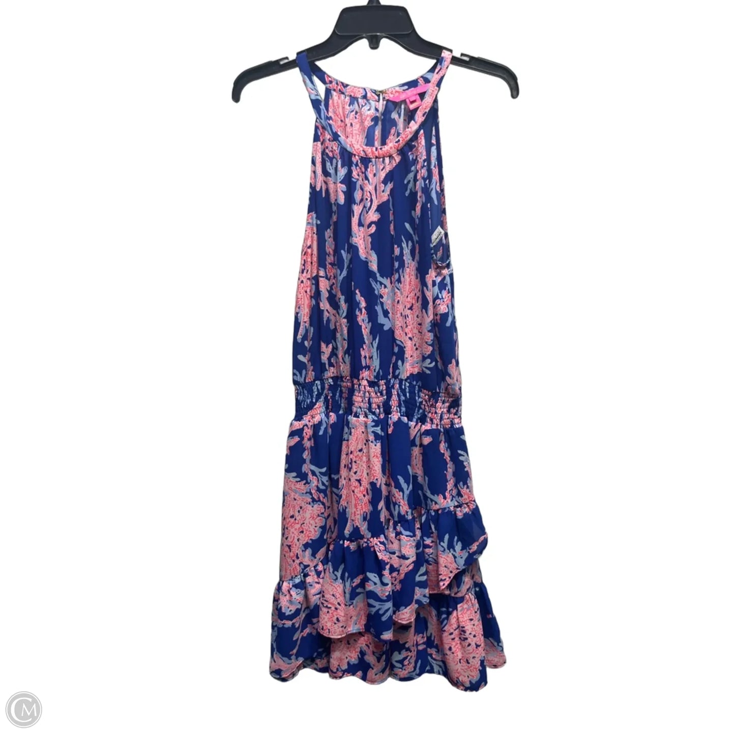 Dress Designer By Lilly Pulitzer In Blue & Pink, Size: 10