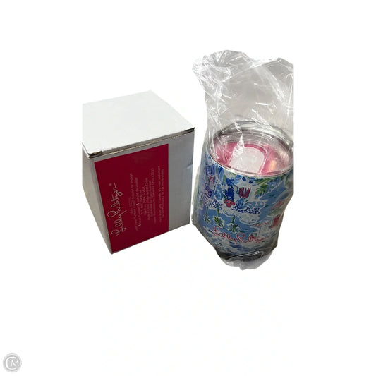 TRAVEL TUMBLER Designer Label By Lilly Pulitzer, Size: