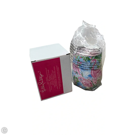 TRAVEL TUMBLER Designer Label By Lilly Pulitzer, Size: