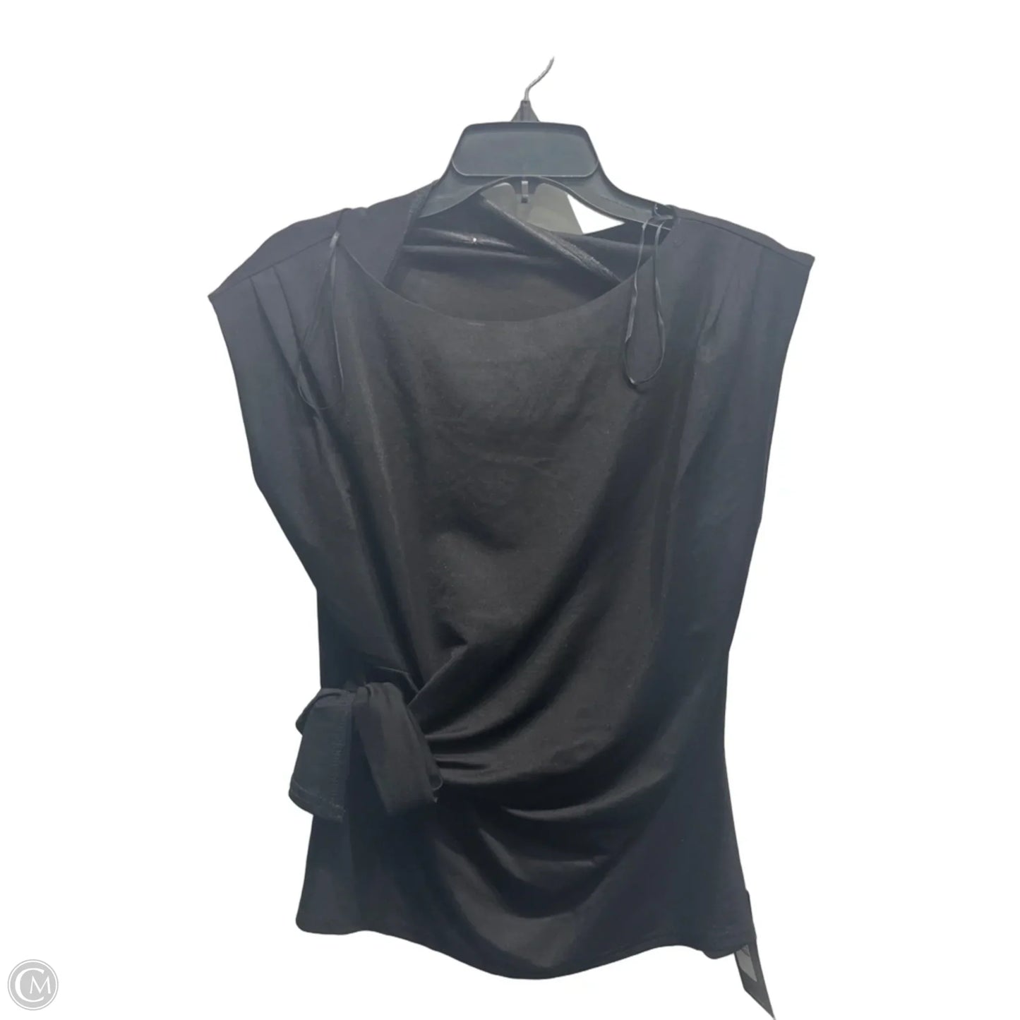 Top Short Sleeve By OLIVIA GREY  In Black, Size: M