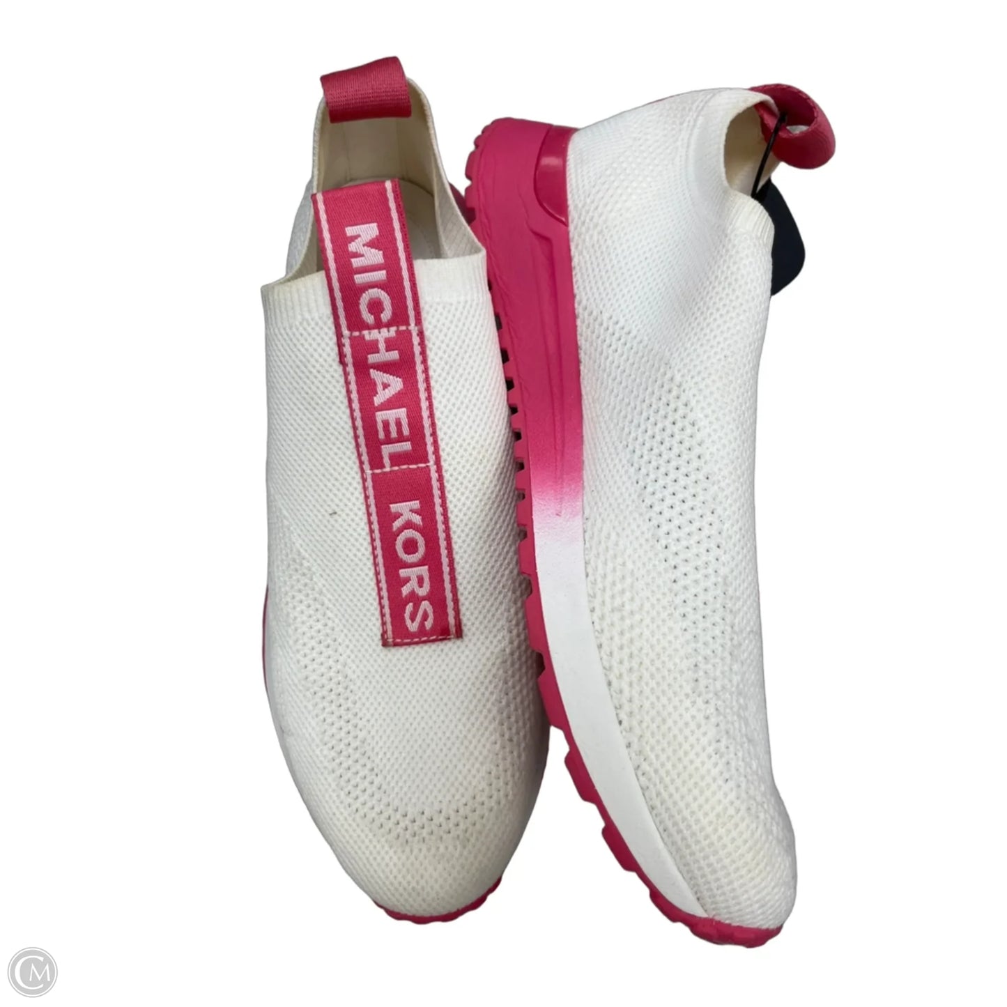 Shoes Flats By Michael By Michael Kors In Pink & White, Size: 9.5