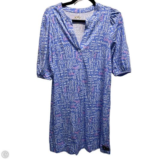 Dress Designer By Lilly Pulitzer In Blue & White, Size: Xs