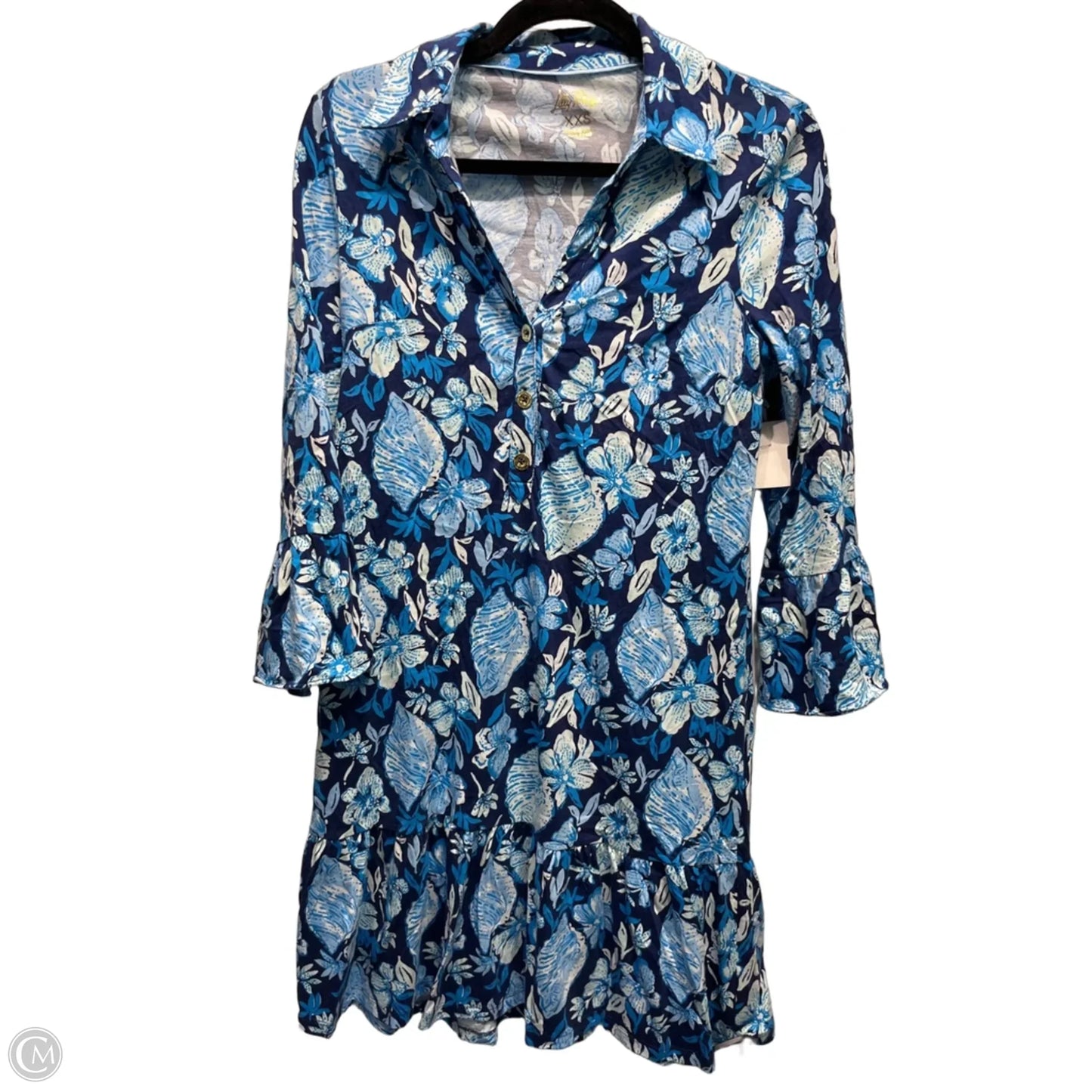 Dress Designer By Lilly Pulitzer In Blue, Size: Xxs