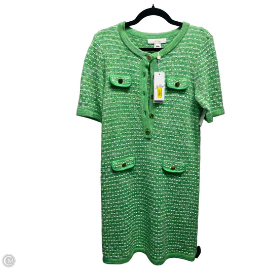 Dress Designer By Lilly Pulitzer In Green & White, Size: S