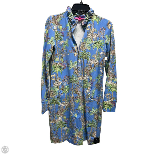 Dress Designer By Lilly Pulitzer In Blue & Green, Size: Xs