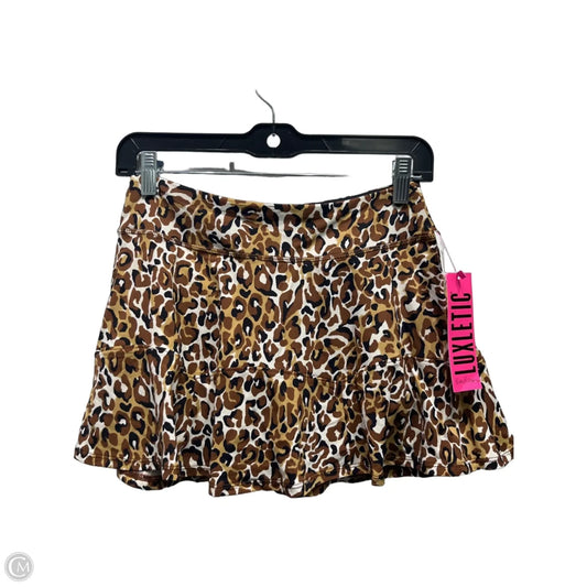 Skort Designer By Lilly Pulitzer In Black & Brown, Size: Xs