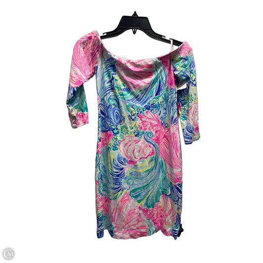 Dress Designer By Lilly Pulitzer In Blue & Pink, Size: Xs