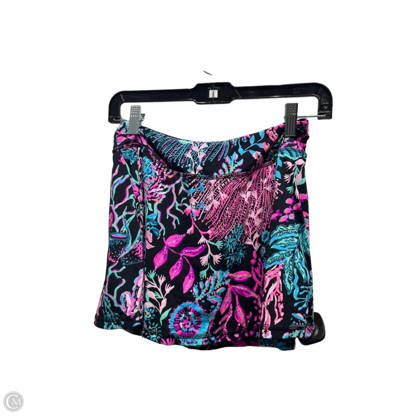 Skort Designer By Lilly Pulitzer In Black & Pink, Size: Xs