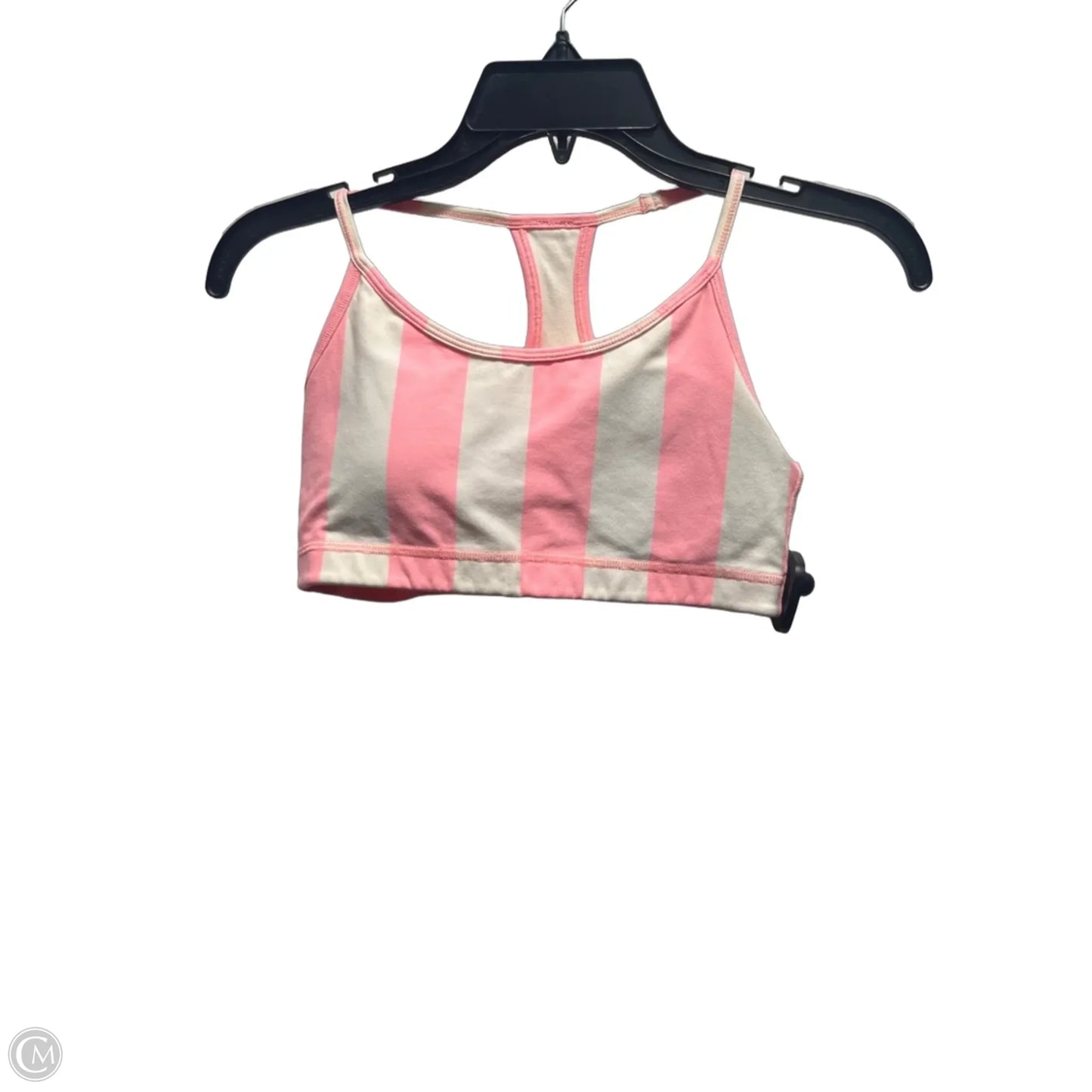 Athletic Bra By Lululemon In Pink & White, Size: S