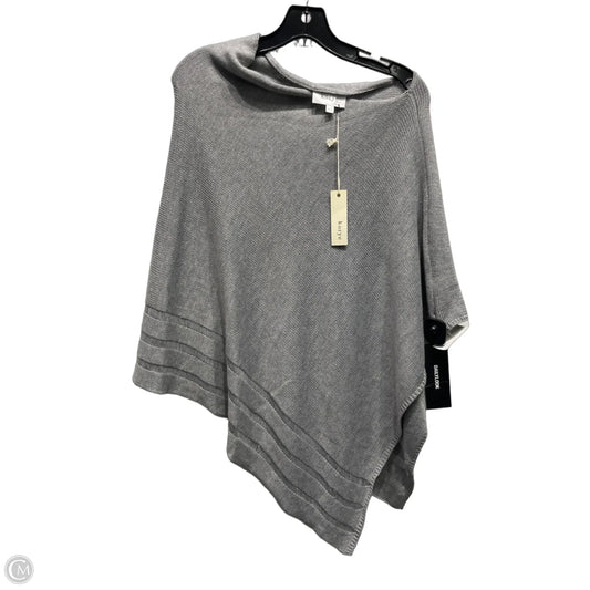 Poncho By KORYE In Grey, Size: S
