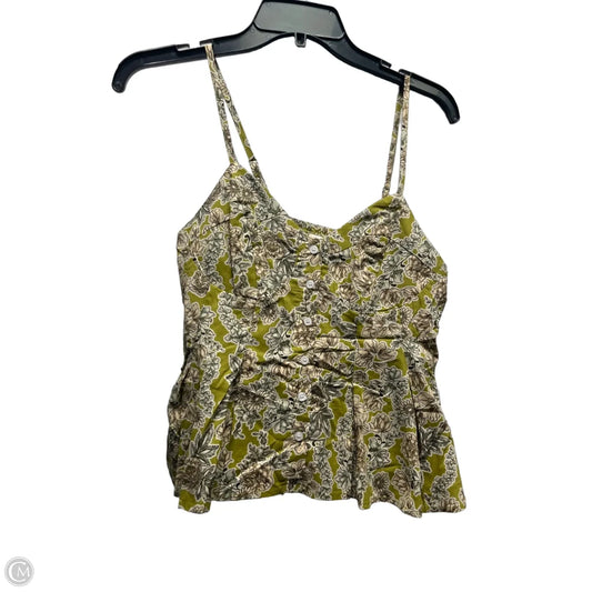 Top Sleeveless By Bishop + Young In Green, Size: M