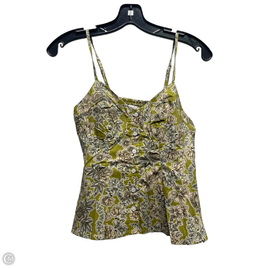 Top Sleeveless By Bishop + Young In Green, Size: S