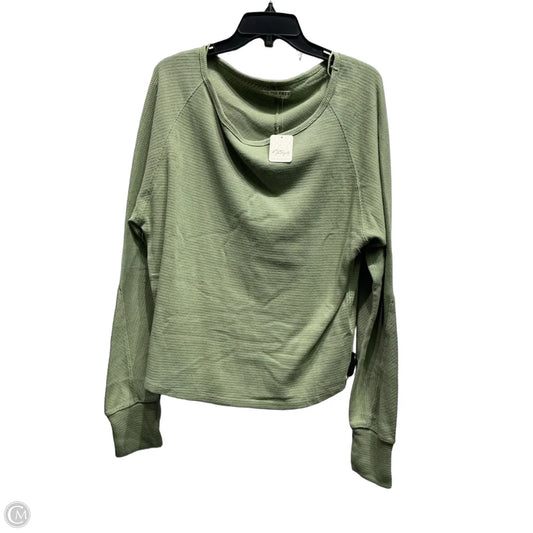 Top Long Sleeve By We The Free In Green, Size: L