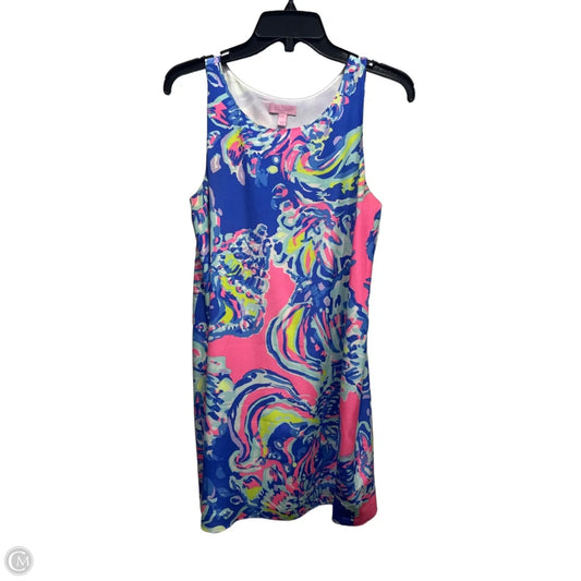 Dress Designer By Lilly Pulitzer In Blue & Pink, Size: S