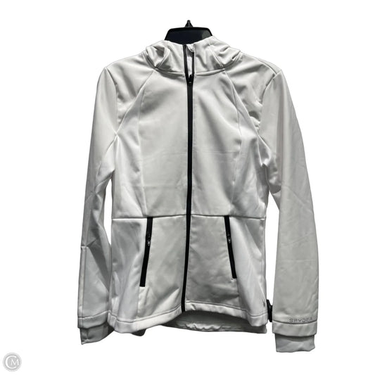 Athletic Jacket By Spyder In White, Size: M