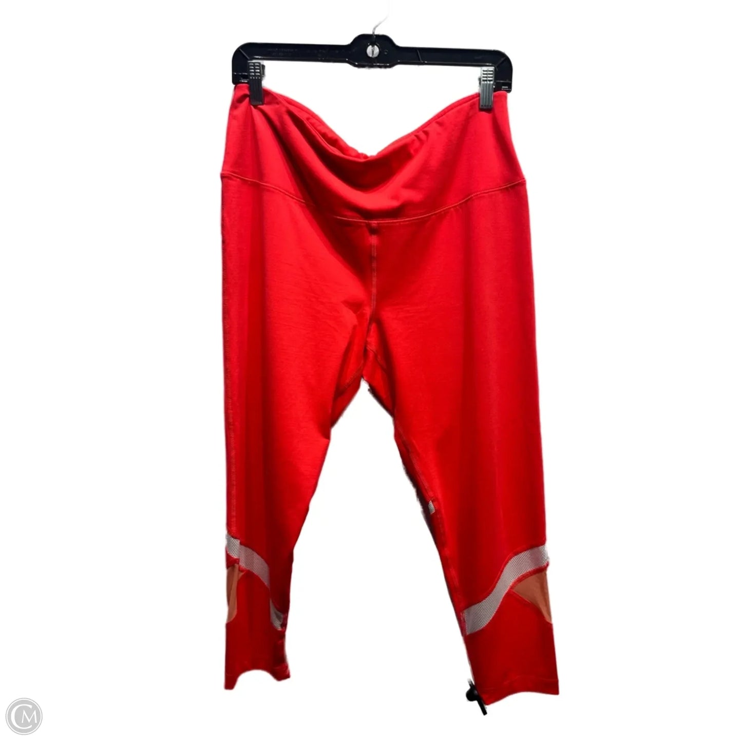 Athletic Capris By Reebok In Orange, Size: Xl