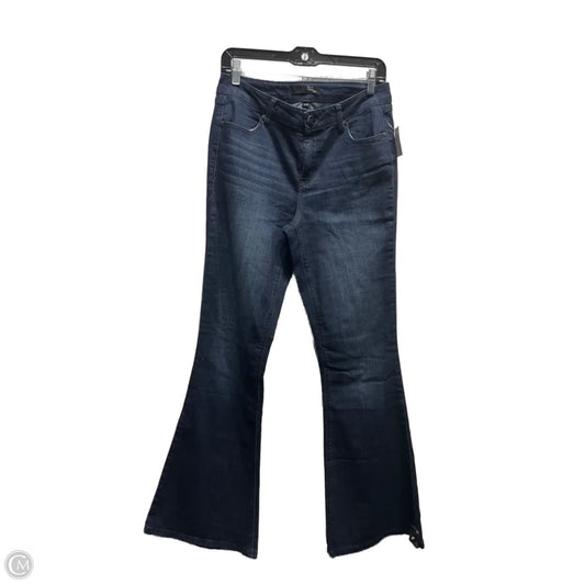 Jeans Flared By 1822 Denim In Blue Denim, Size: 10