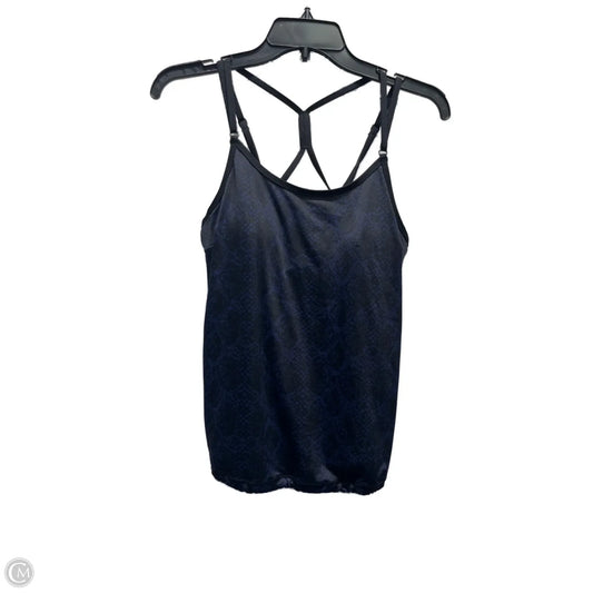 Athletic Tank Top By Athleta In Black & Blue, Size: 36b