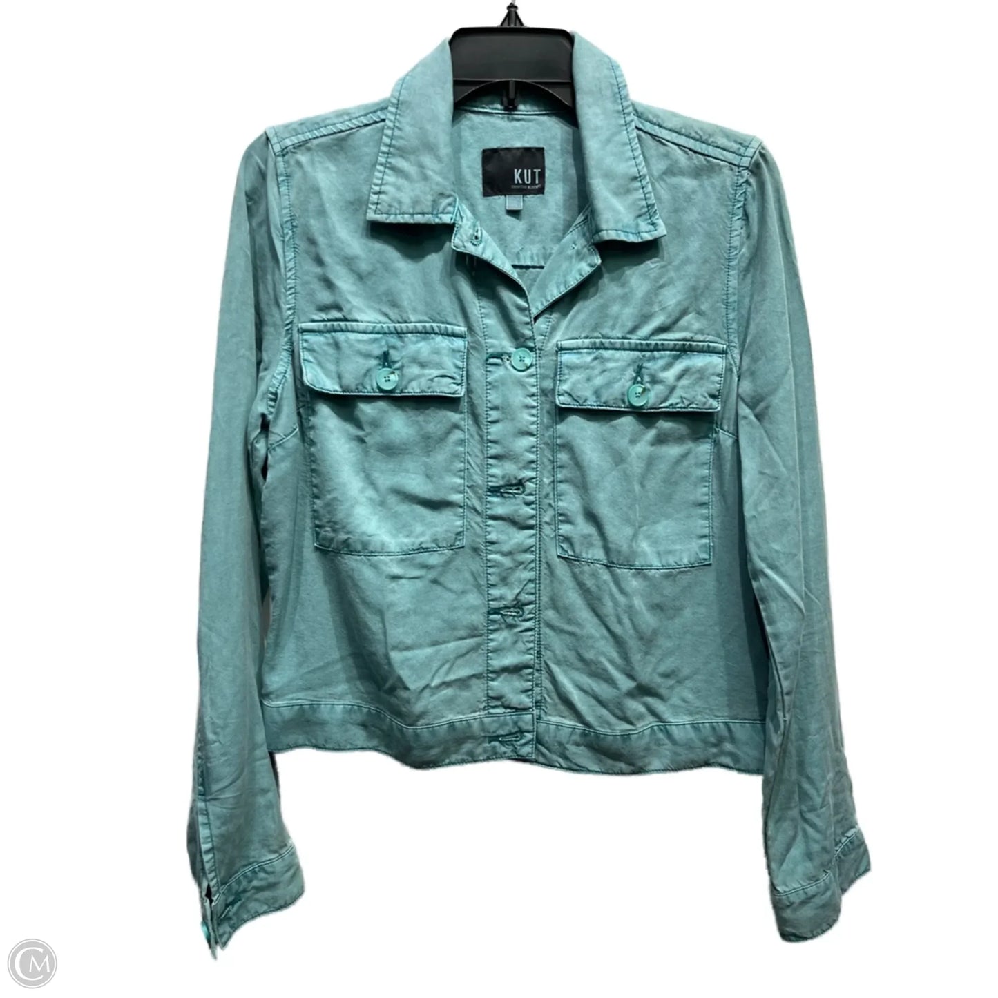 Jacket Other By Kut In Teal, Size: Xs