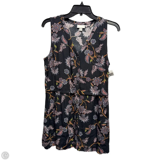Dress Casual Short By J. Jill In Black & Orange, Size: S