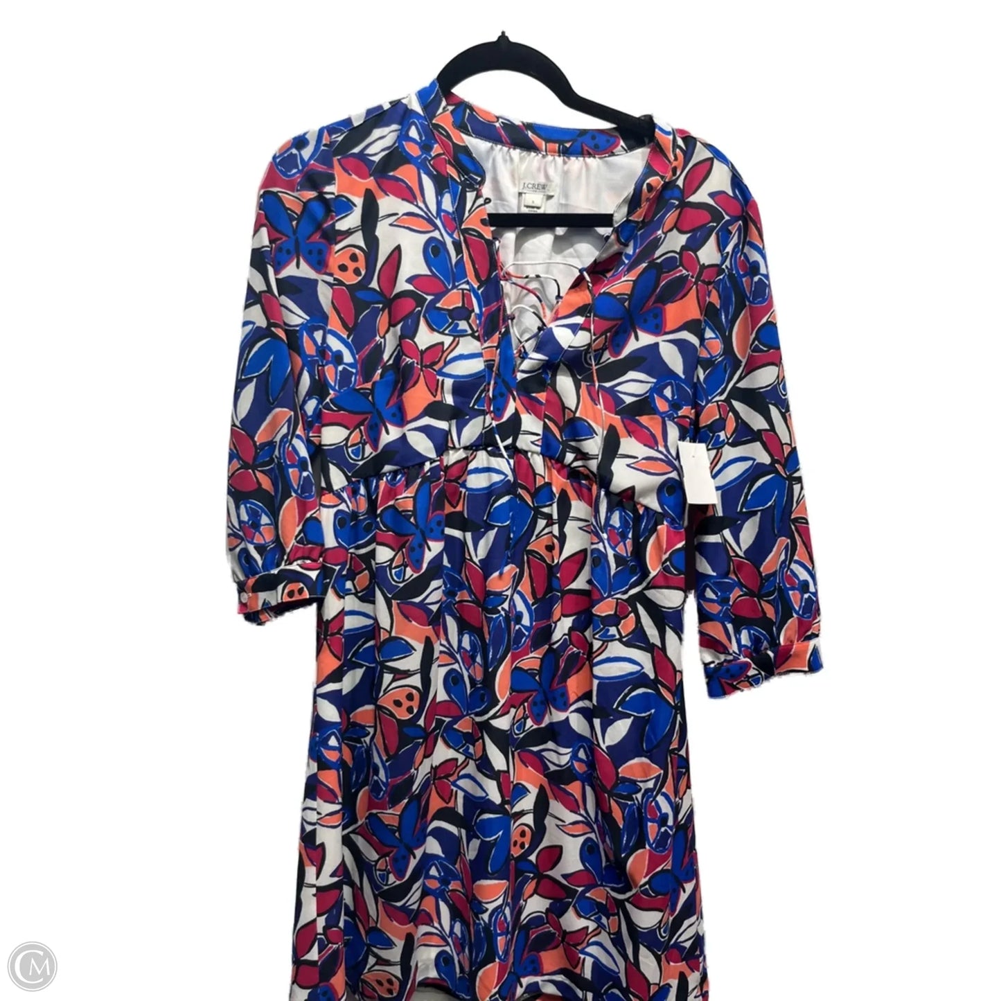 Dress Work By J. Crew In Blue & Orange, Size: S