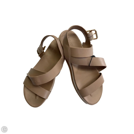 Sandals Flats By Nautica In Tan, Size: 6.5