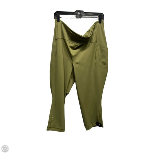 Athletic Leggings By Lululemon In Green, Size: 18