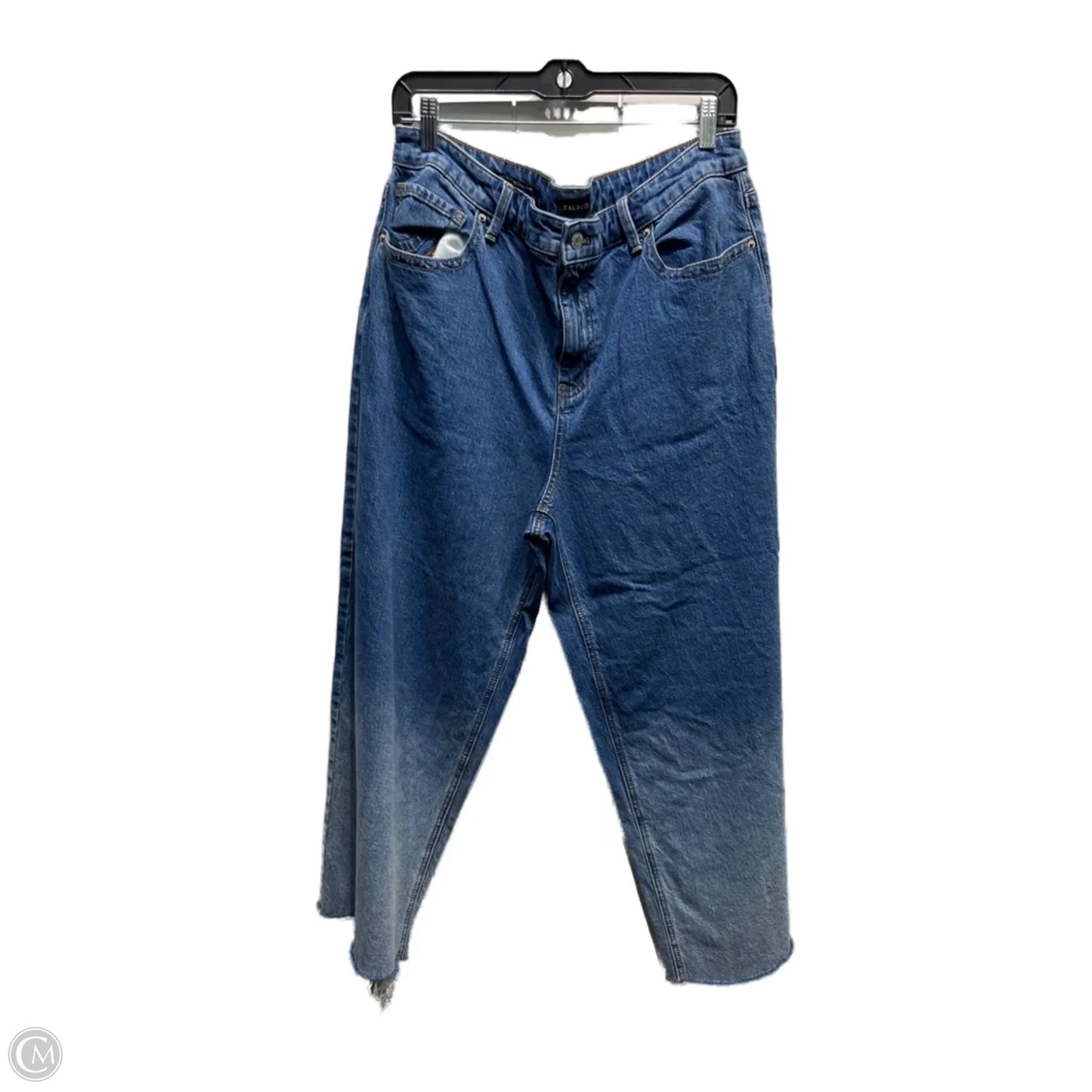 Jeans Cropped By Talbots In Blue Denim, Size: 14