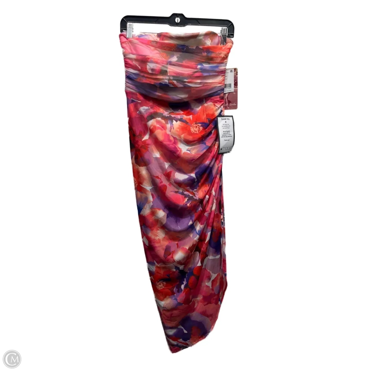 Dress Party Long By emerald sundae In Red & Silver, Size: L