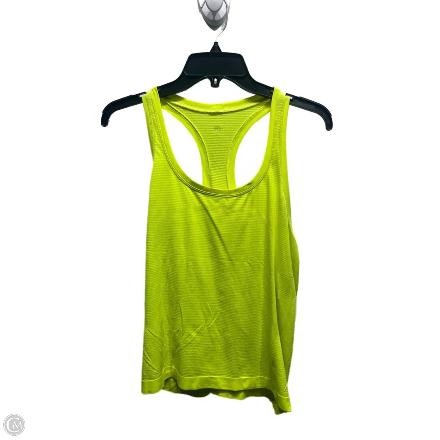 Athletic Tank Top By Lululemon In Yellow, Size: 12