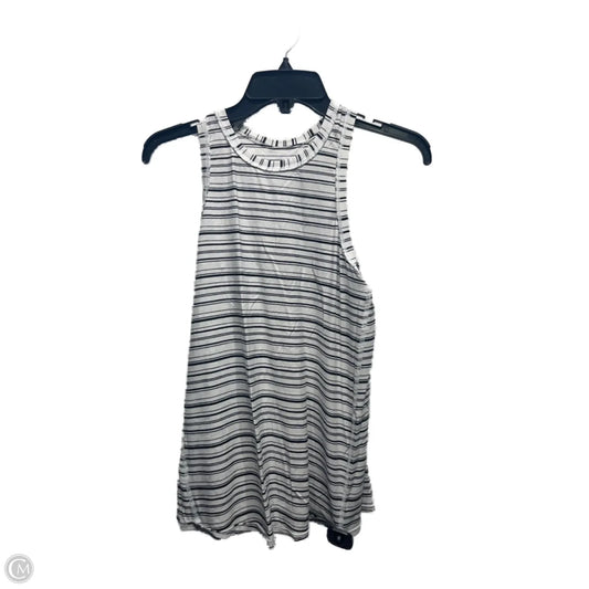 Athletic Tank Top By Lululemon In Black & White, Size: S