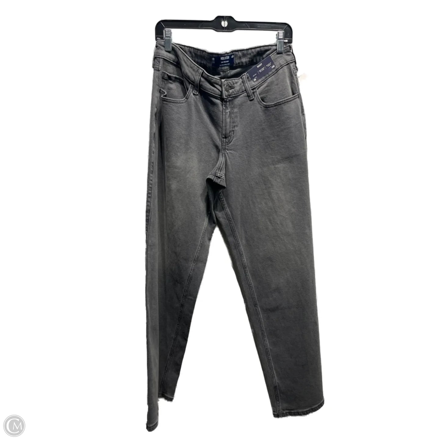 Jeans Wide Leg By Hollister In Grey Denim, Size: 10