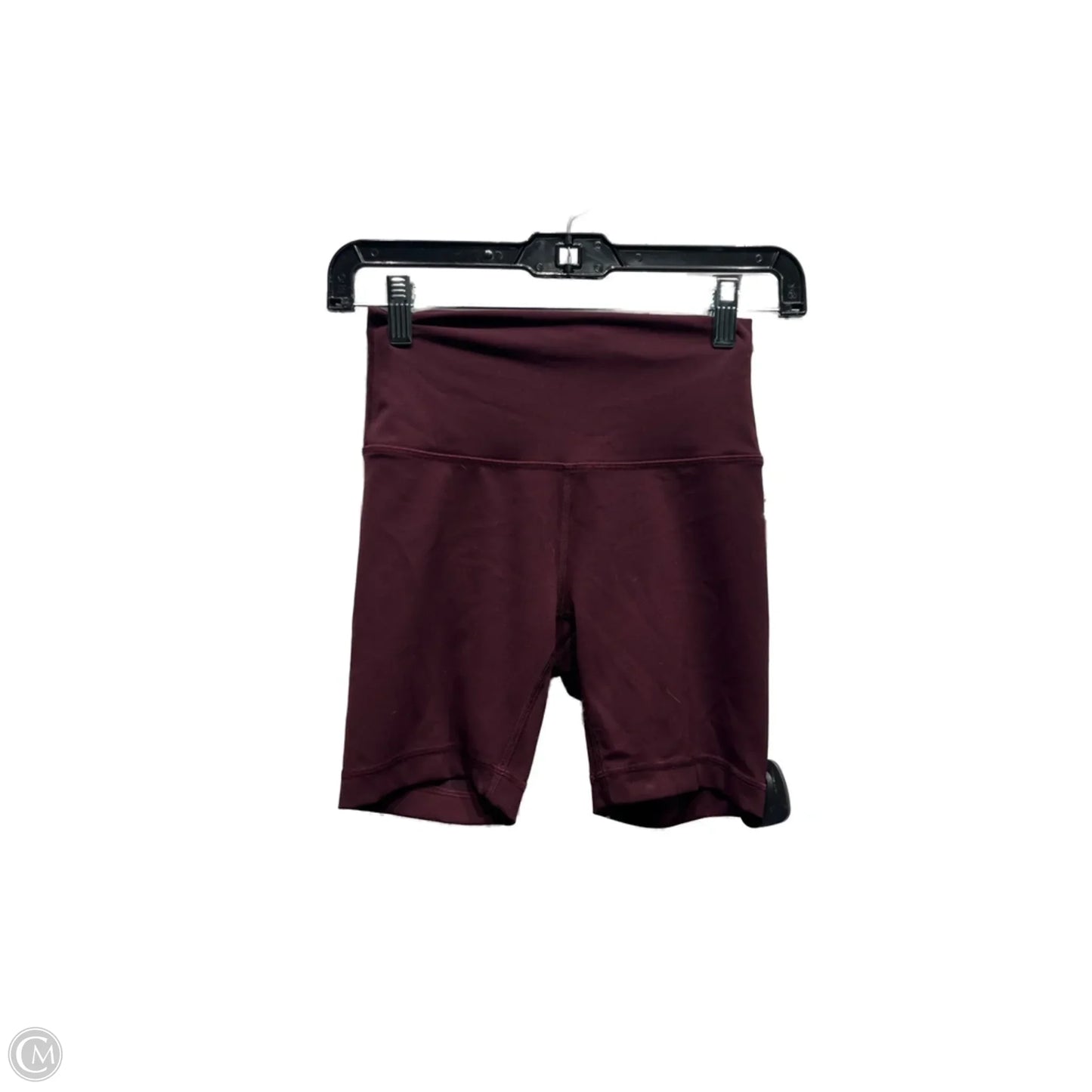 Athletic Shorts By Lululemon In Maroon, Size: 4