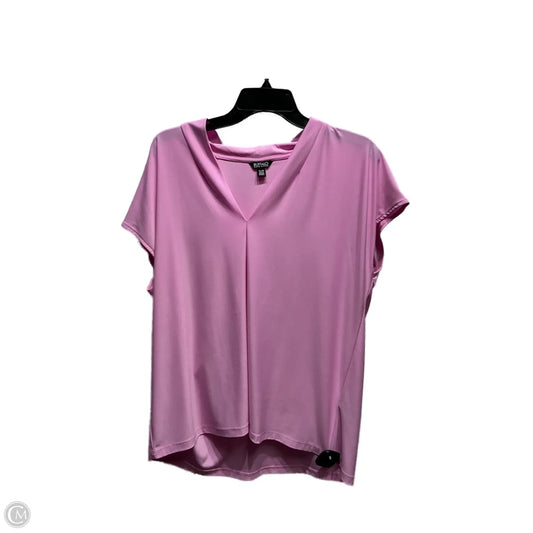 Top Short Sleeve By Buffalo David Bitton In Pink, Size: Xl