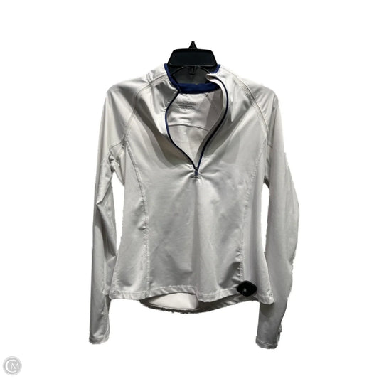 Top Long Sleeve By Vineyard Vines In Blue & White, Size: S