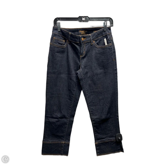 Capris By Simply Vera In Blue Denim, Size: 2