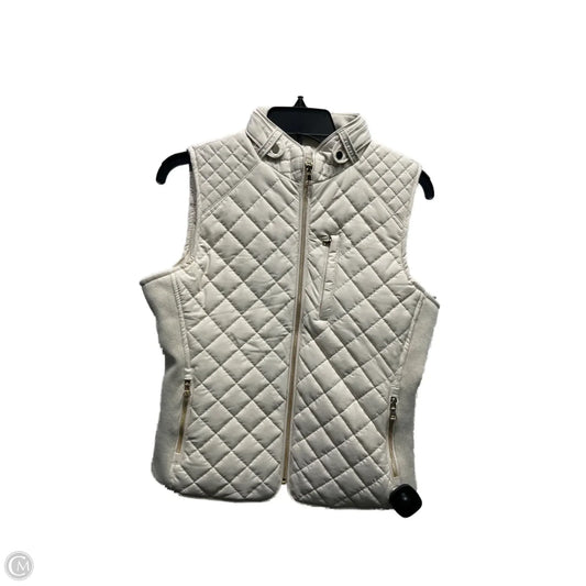 Vest Puffer & Quilted By Cremieux In Cream, Size: S