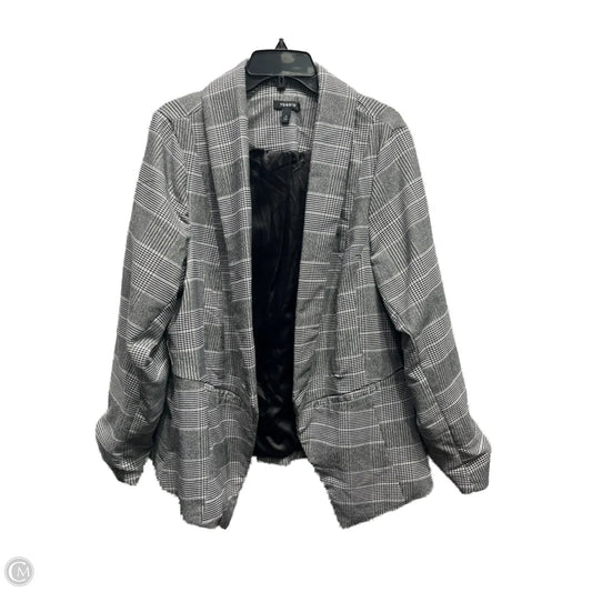Blazer By Torrid In Black & White, Size: 2x