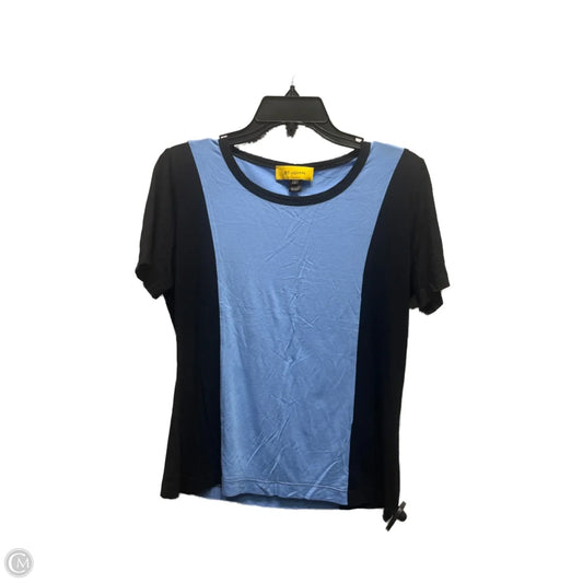 Top Short Sleeve Luxury Designer By St John Collection In Blue, Size: S