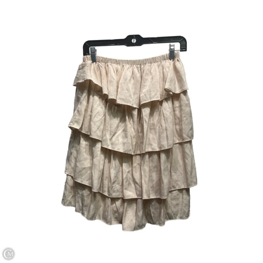 Skirt Mini & Short By Clothes Mentor In Cream, Size: S